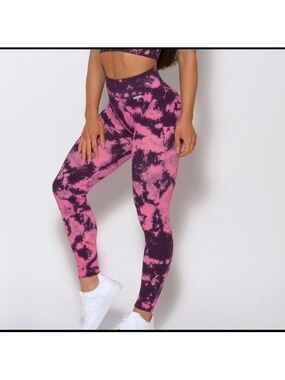Bombshell Sportswear Tie Dye Seamless Leggings Size Medium